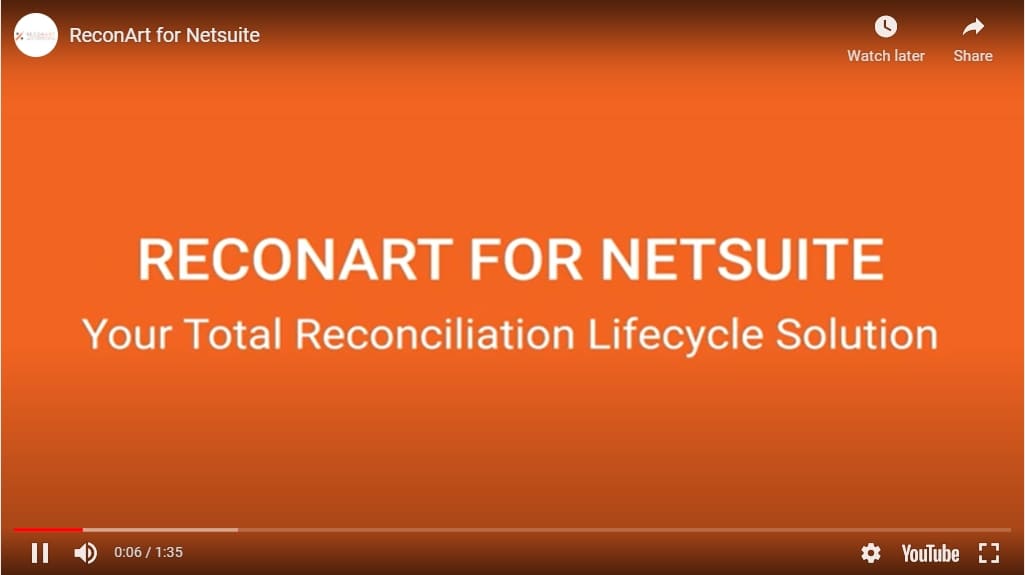 ReconArt for Netsuite
